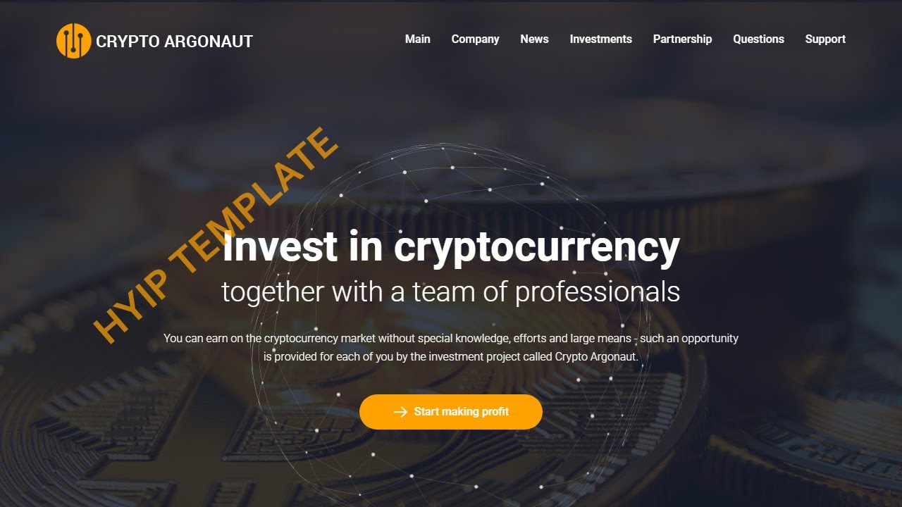 Buy Hyip Cheap HTML Template Just $15 | Buy hyip template