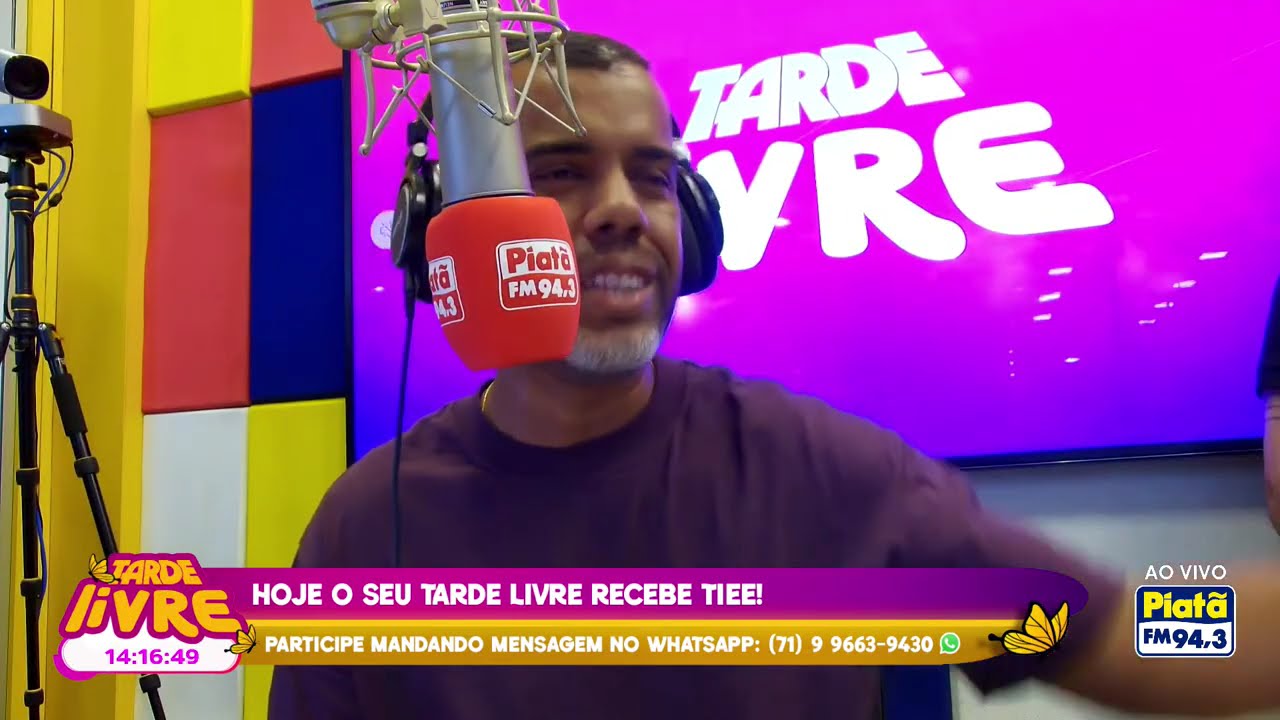 Tiee • AO VIVO • Tarde Livre