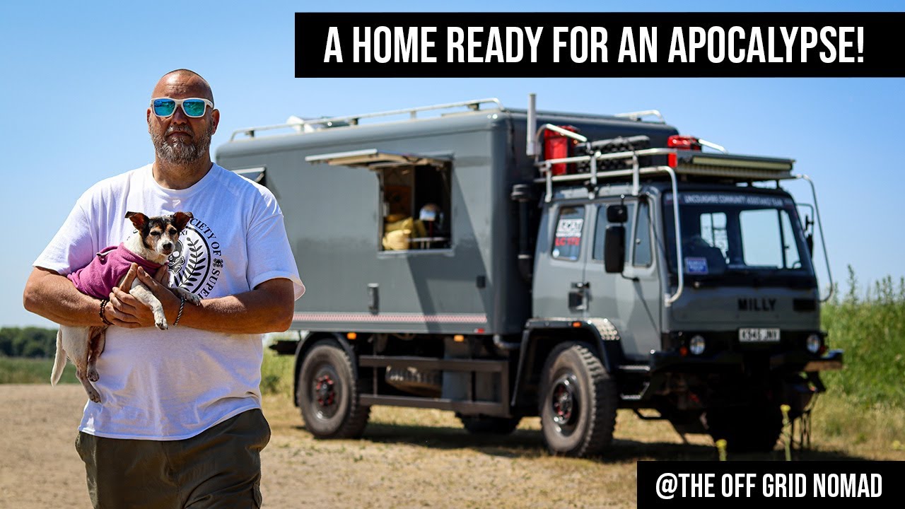 He Lives Full Time In An Ex Military Truck to 