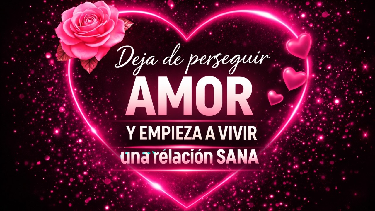 Deja de perseguir amor y empieza a vivir una relación sana