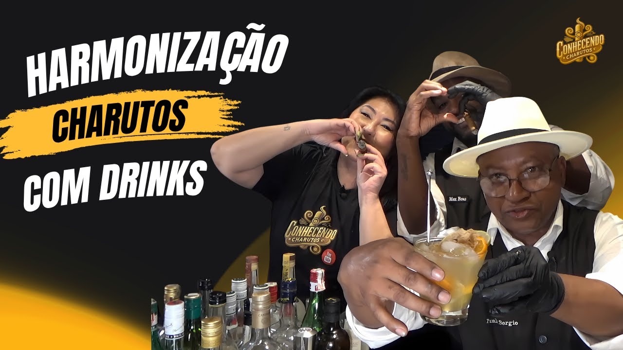 COMO HARMONIZAR SEUS CHARUTOS COM DRINKS | Com MAX BRAZ e PAULINHO (Rei do Negroni) | Sem roteiro
