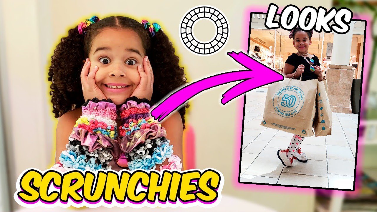 SCRUNCHIES COLORIDAS DECIDIRAM MEU LOOK VSCO GIRL POR UM DIA!