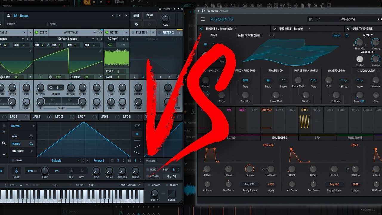 Serum 2 vs. Pigments 6 Full Comparison Video