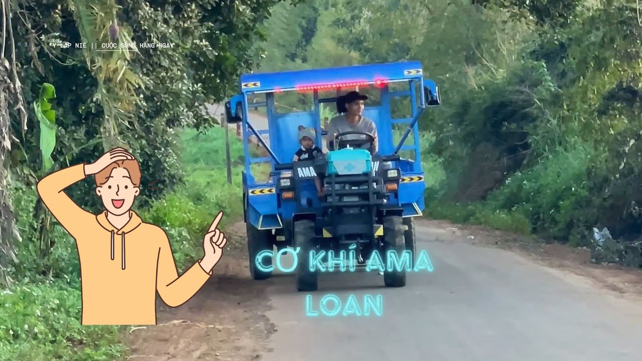 Y LAP NIÊ || Review công nông siêu vip pro 47 cơ khí Ama Loan 😱🚜