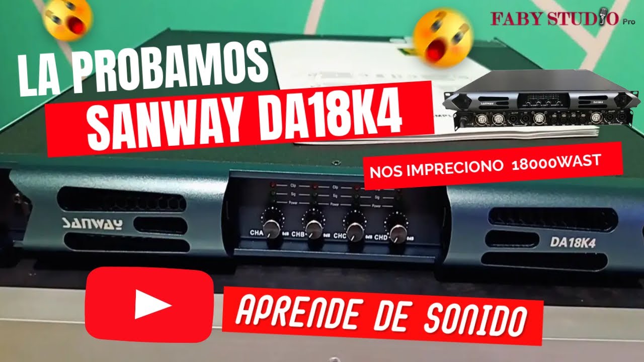 PROBAMOS LA POTENCIA SANWAY DA18K4  INCLEIBLE
