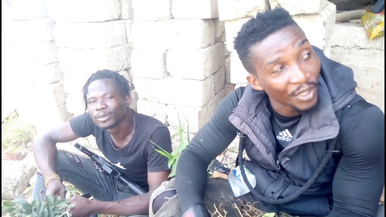 Wan Blow & His Master Scorpion Gh On Set Shooting