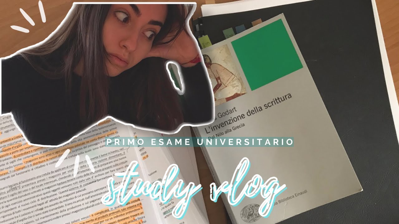 STUDY VLOG 📚 | mi preparo per il PRIMO ESAME UNIVERSITARIO, quanto ho preso?