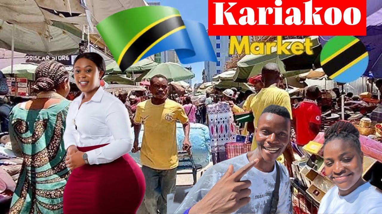 Inside the Biggest Market in Tanzania 🇹🇿 Kariakoo Market Walking Tour [4K]