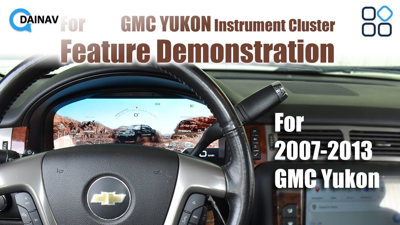 🚗Digital Instrument Cluster For 2007-2013 GMC Yukon | Full LCD Dashboard Feature Demo!