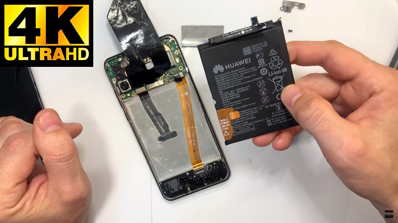 Huawei p30 Lite - Battery Replacement / Замена Аккумулятора