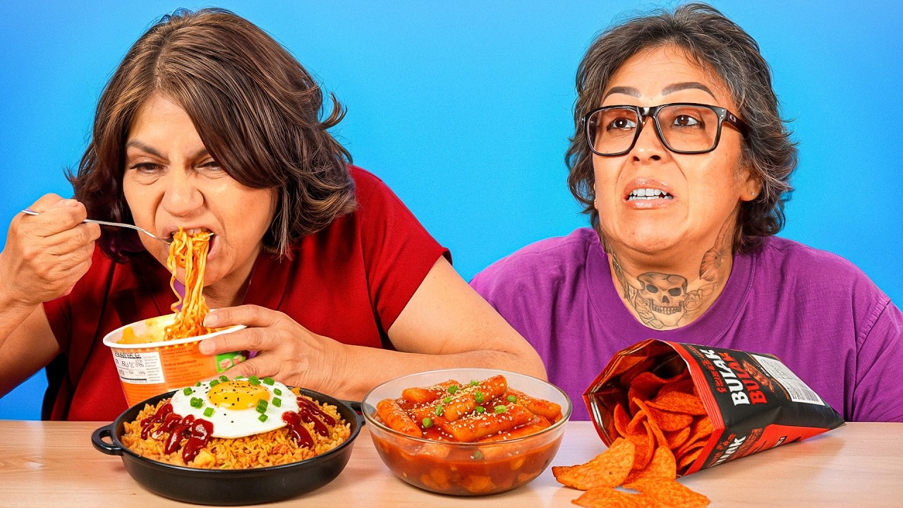 Mexican Moms Rank Spicy Buldak Snacks