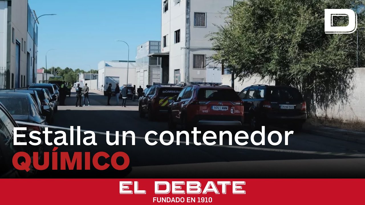 Estalla un contenedor qu&iacute;mico en Socu&eacute;llamos, provoca una fuerte onda expansiva y deja tres heridos