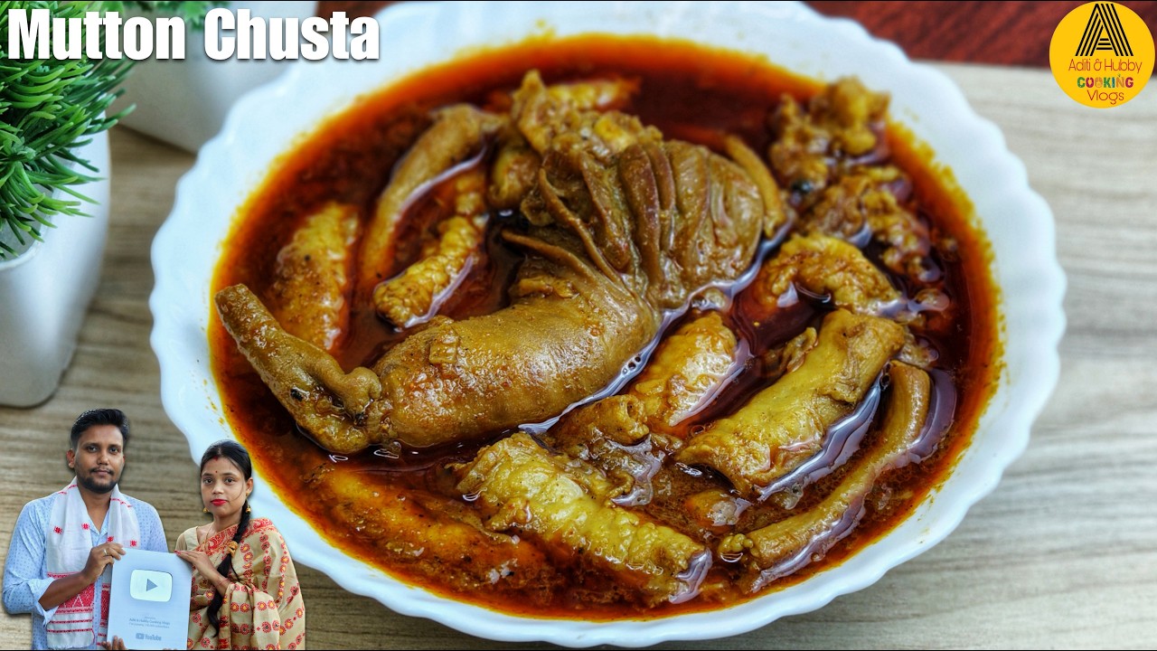 The Trending Patna Famous Mutton Chusta Recipe | Bihari Hotel Style Mutton Lar Chusta Curry Recipe