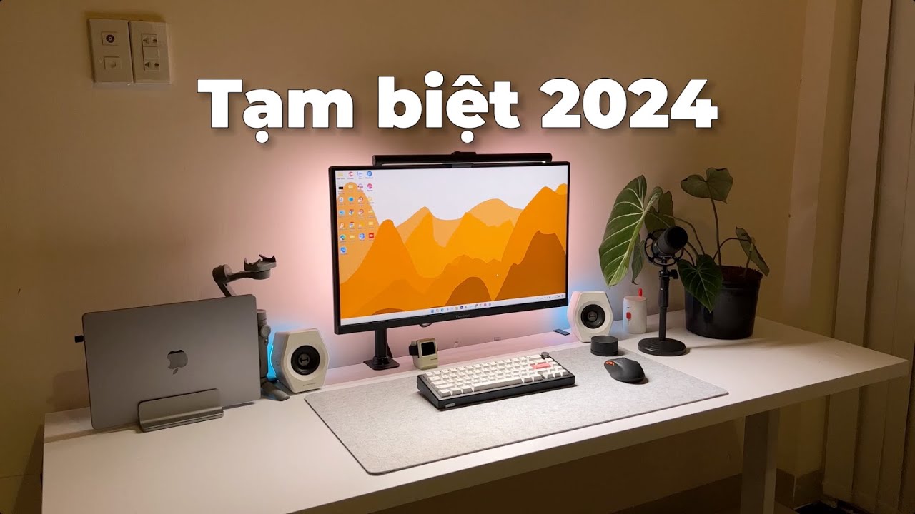 Tạm biệt năm 2024 với góc Setup Minimalist của mình
