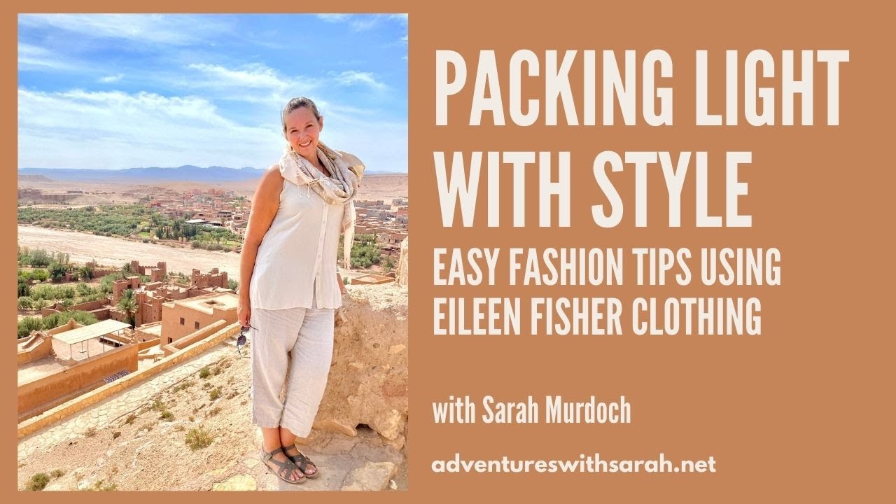 Стильная упаковка с использованием одежды Eileen Fisher