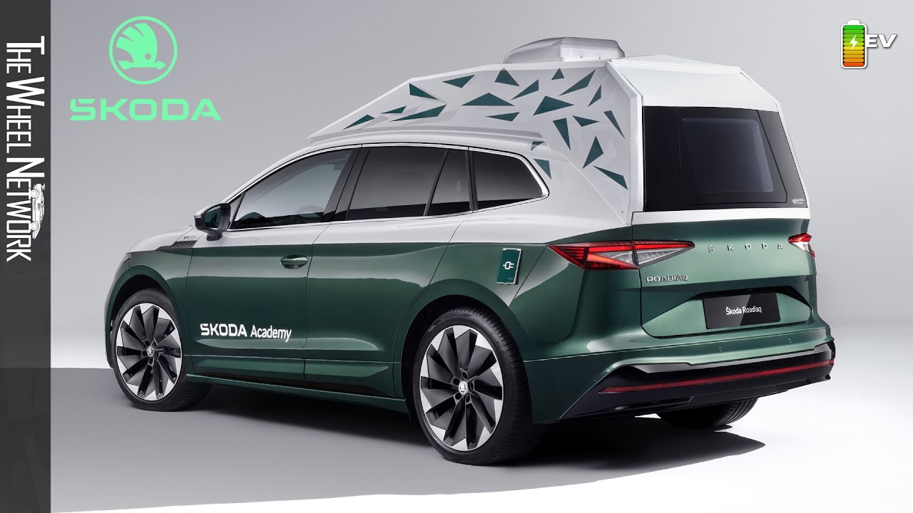 Skoda Rodiaq Concept Camper based on Skoda Enyaq EV