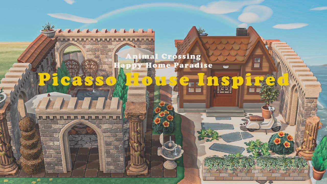 [Speed Build] Animal Crossing Happy Home Paradise  #2 Picasso House Inspired