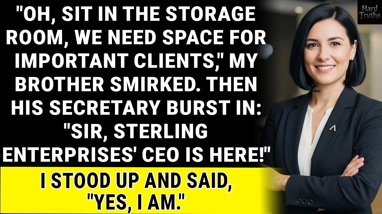 At The Family Business Meeting, They Seated Me In Storage—Not Knowing I Was Their Biggest Investor