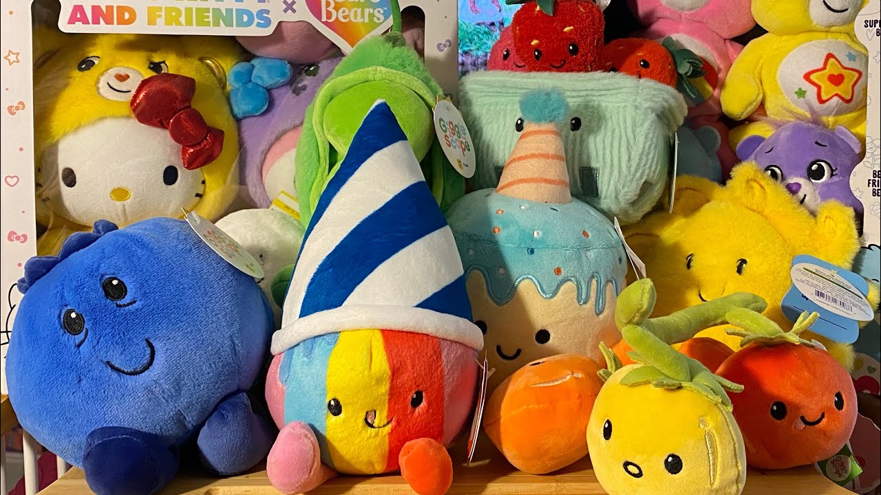 Toy Plushie Haul - Hello Kitty, Care Bears, Gigglescape!