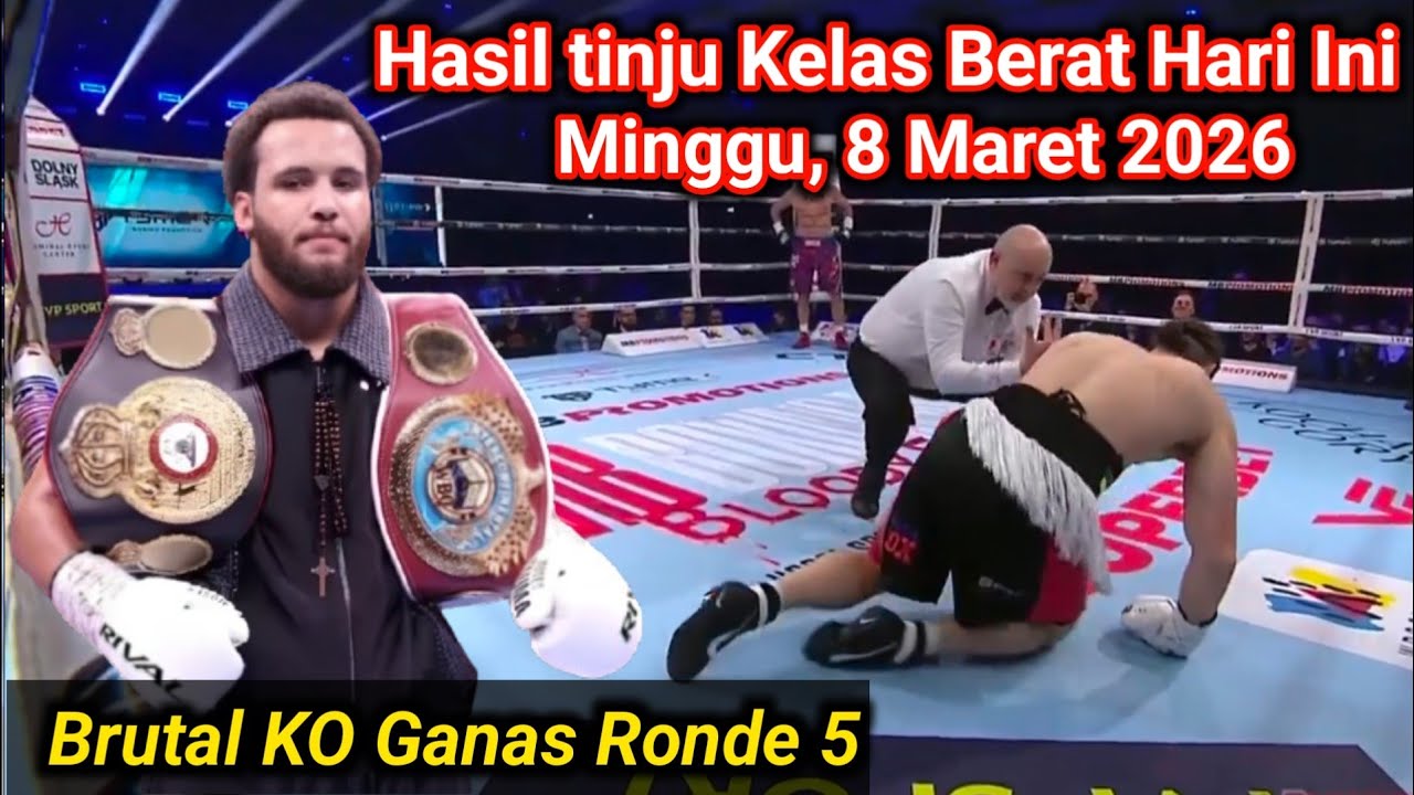 Kelas Berat KO Ronde 5‼️Hasil Tinju Dunia Hari Ini, Minggu 8 Maret 2026 | Kembalinya Moses Itauma