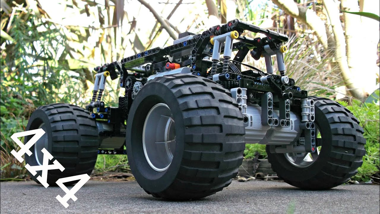 Lego Technic RC Monster Truck Chassis - With Instructions and Parts list