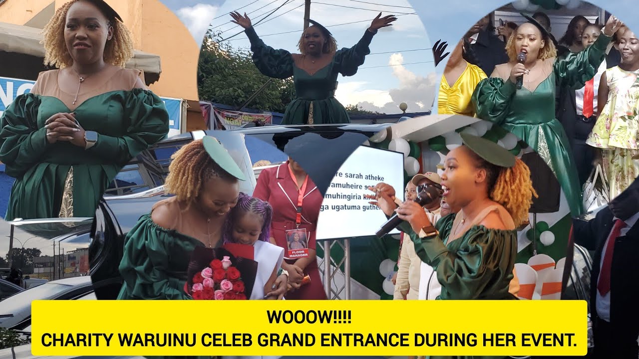 💥❤️👌CHARITY WARUINU CELEB GRAND ENTRANCE DURING HER EVENT.