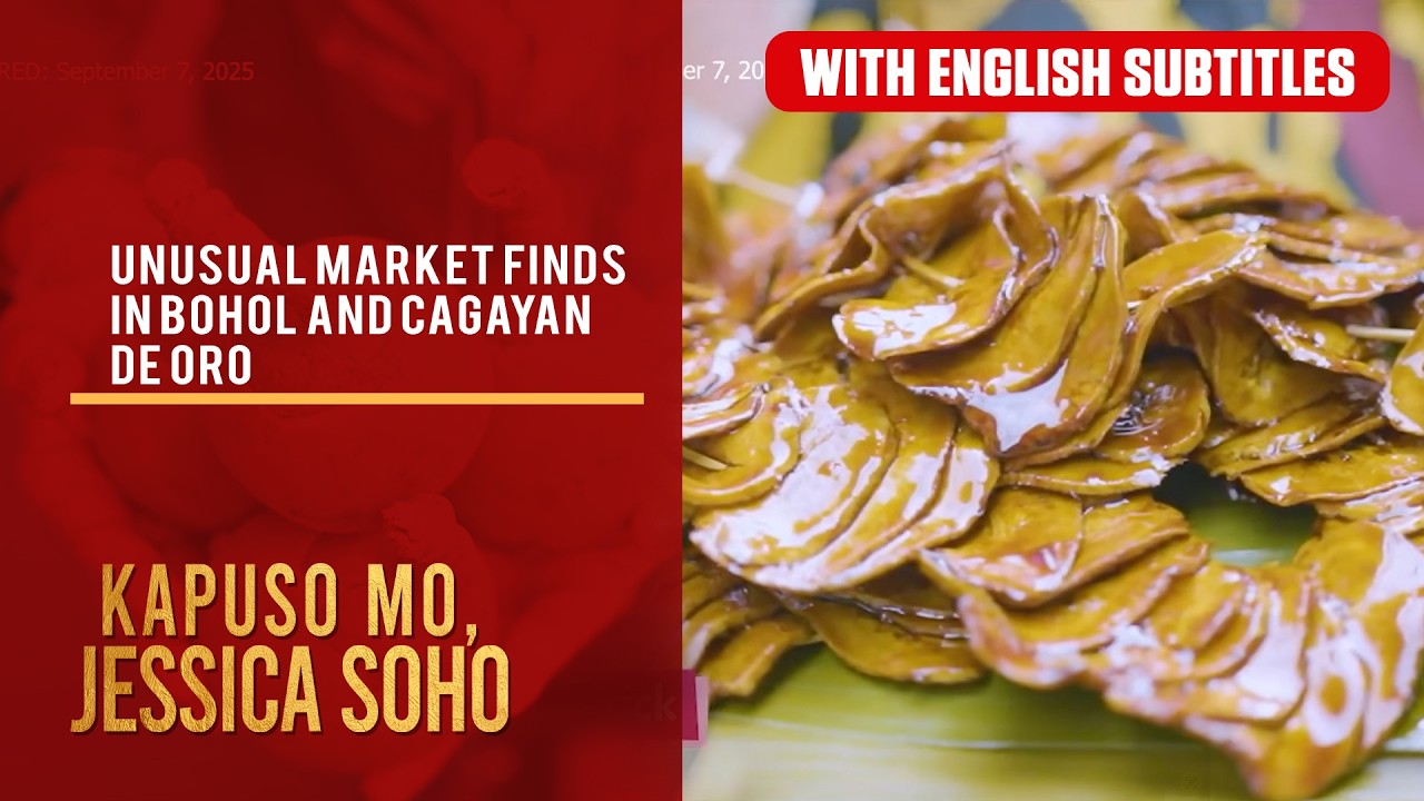 Unusual market finds in Bohol and Cagayan de Oro (with English subs) | Kapuso Mo, Jessica Soho