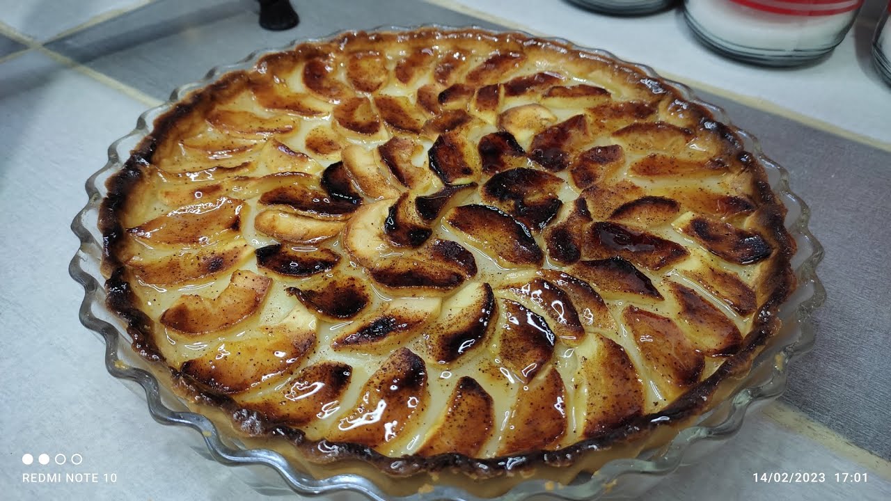 تارت التفاح 😋من أروع ما يكون لسهراتكم الرمضانية