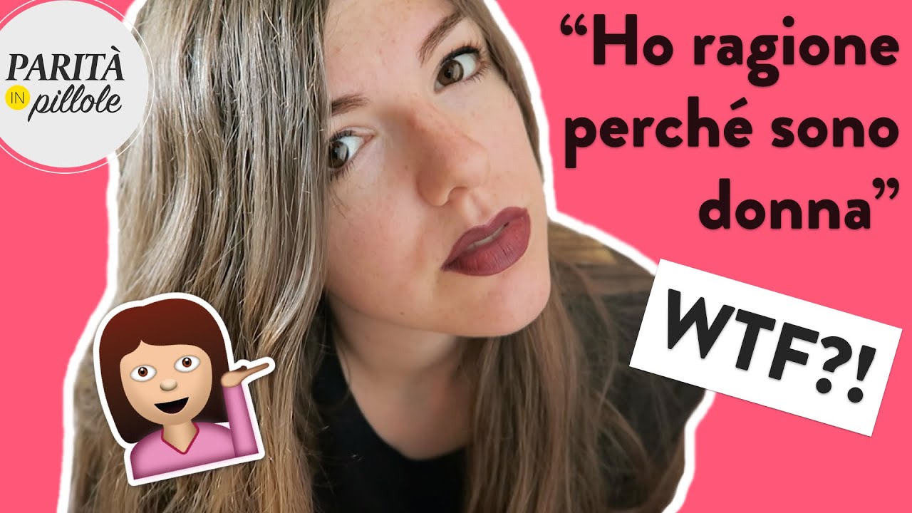 Sorellanza o Paraculaggine? || Parità in Pillole #34