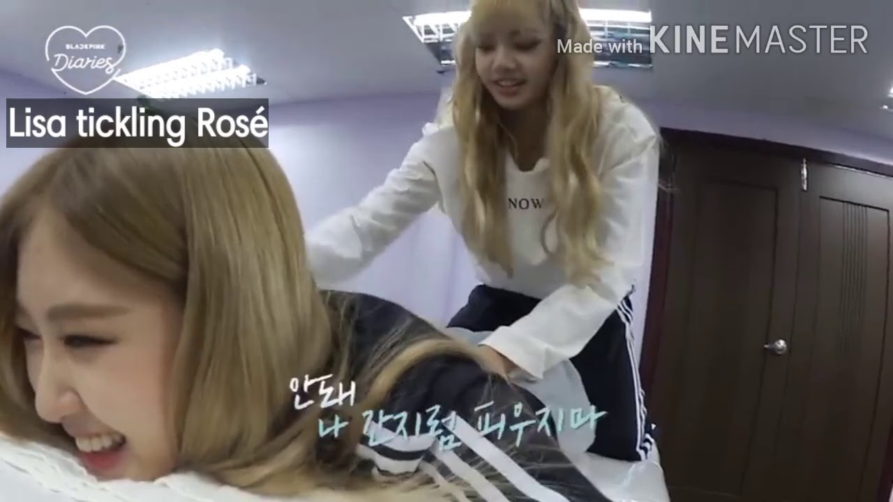 Blackpink being tickled !