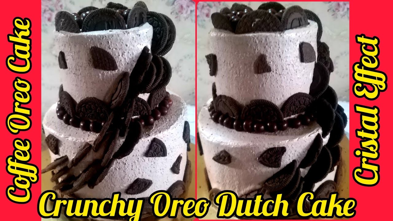Coffee Oreo Cake//Crunchy Oreo Dutch Cake//Cristal Effect///2 kg// Trending Cake// Dhanashri Cake's