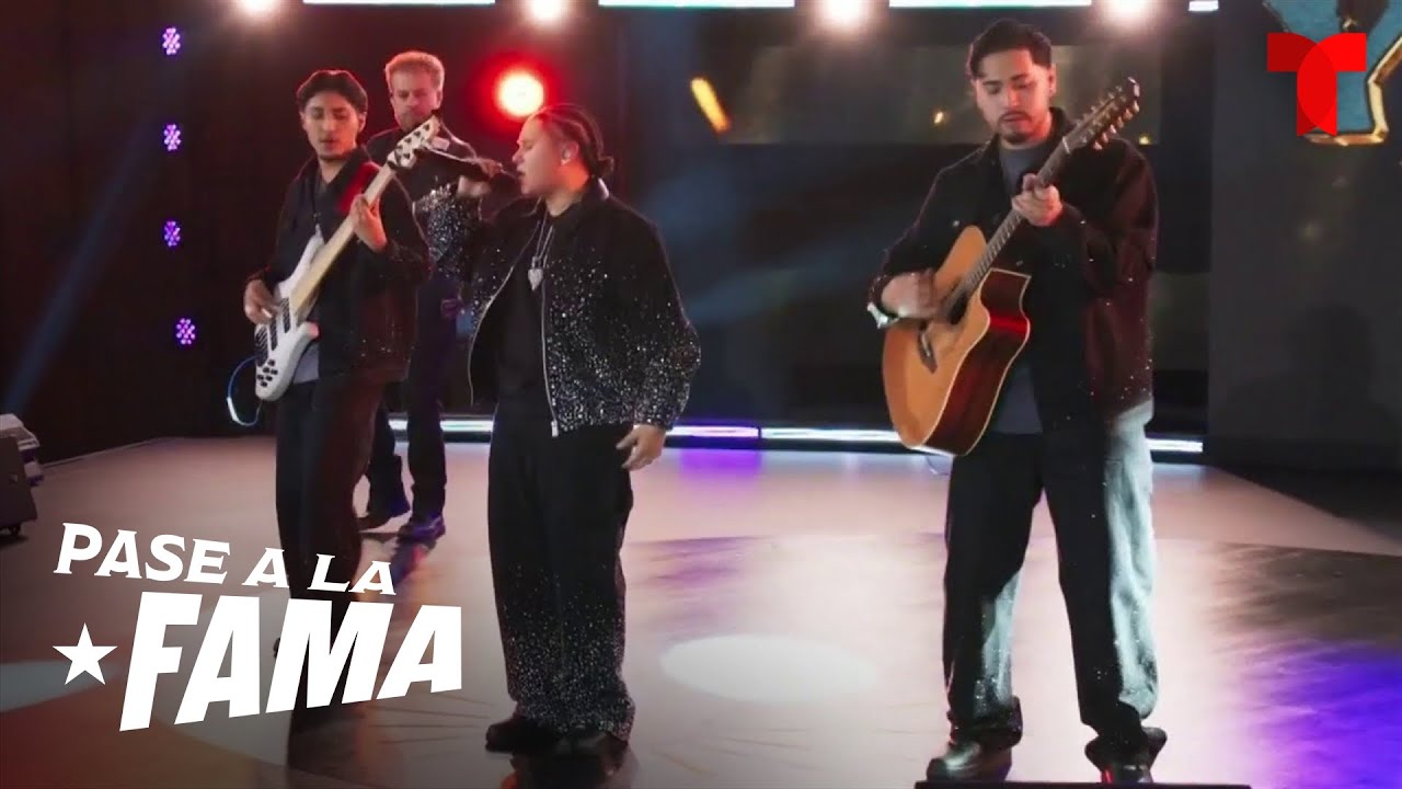 Yahritza y Su Esencia presentan 'No Es Cierto' en el escenario de la semifinal | Pase a la Fama