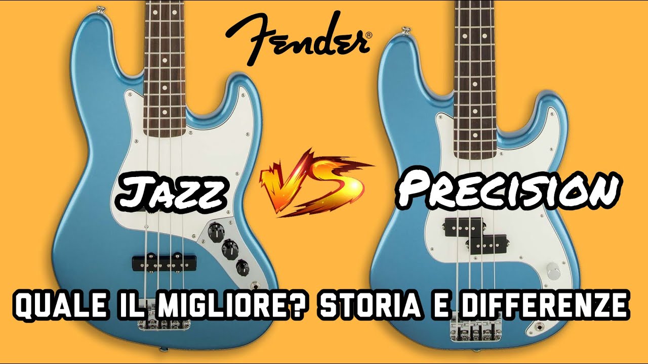 Fender Jazz Bass vs Fender Precision Bass: Quale il migliore? - Storia e differenze