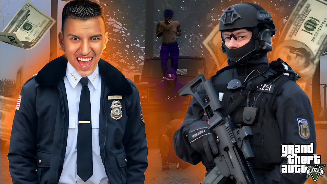 GTA RP MAROC POLICE  | مجرمين حاولوا يسرقو بنك… ولكن وقفناهم! 😱🚔