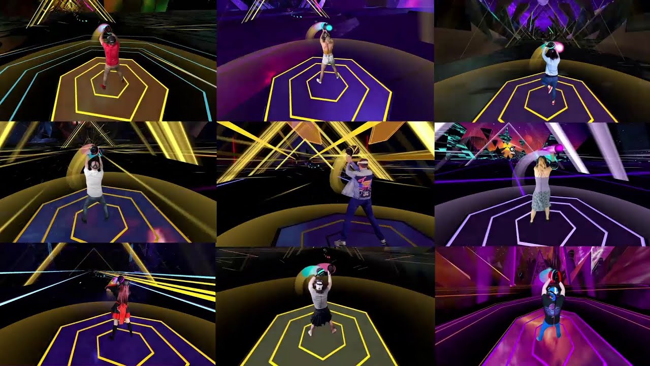Synth Riders [9 Players Gameplay] - 