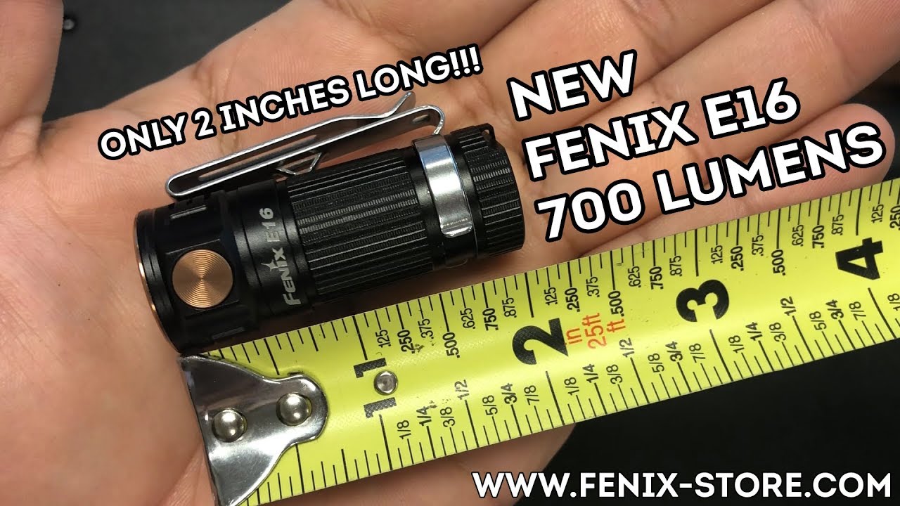 New Fenix E16 overview! 700 Lumen EDC Flashlight!