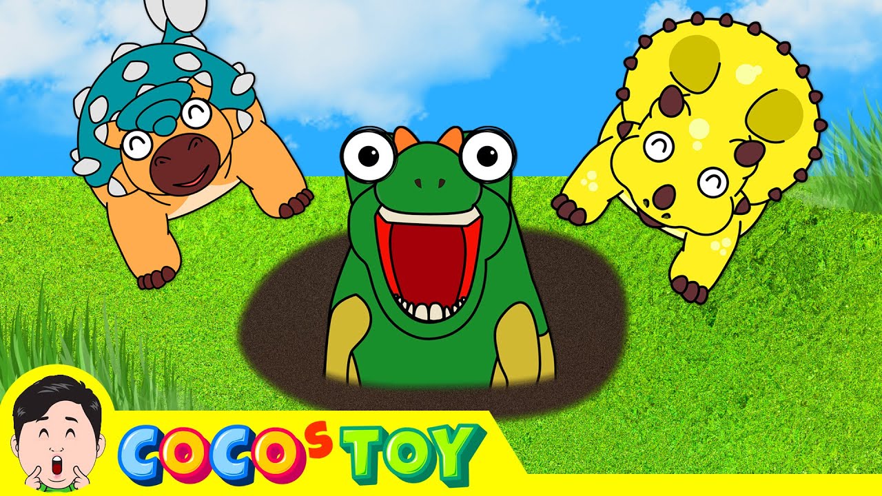 Детеныш трицератопса один домаㅣдети динозаврыㅣCoCosToy