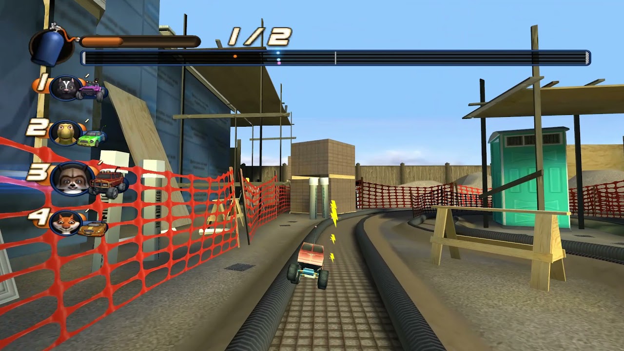 Over The Hedge (RC Rally)-Minigame