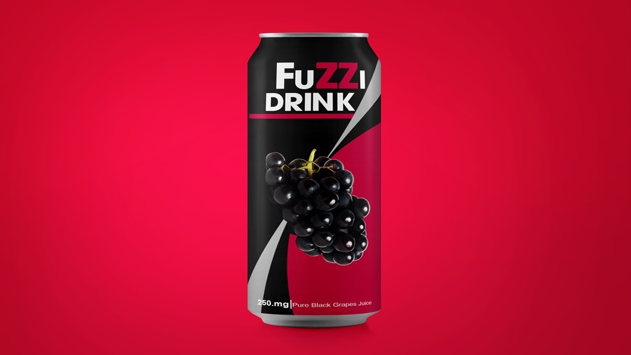 product packaging design in photoshop | SODA CAN