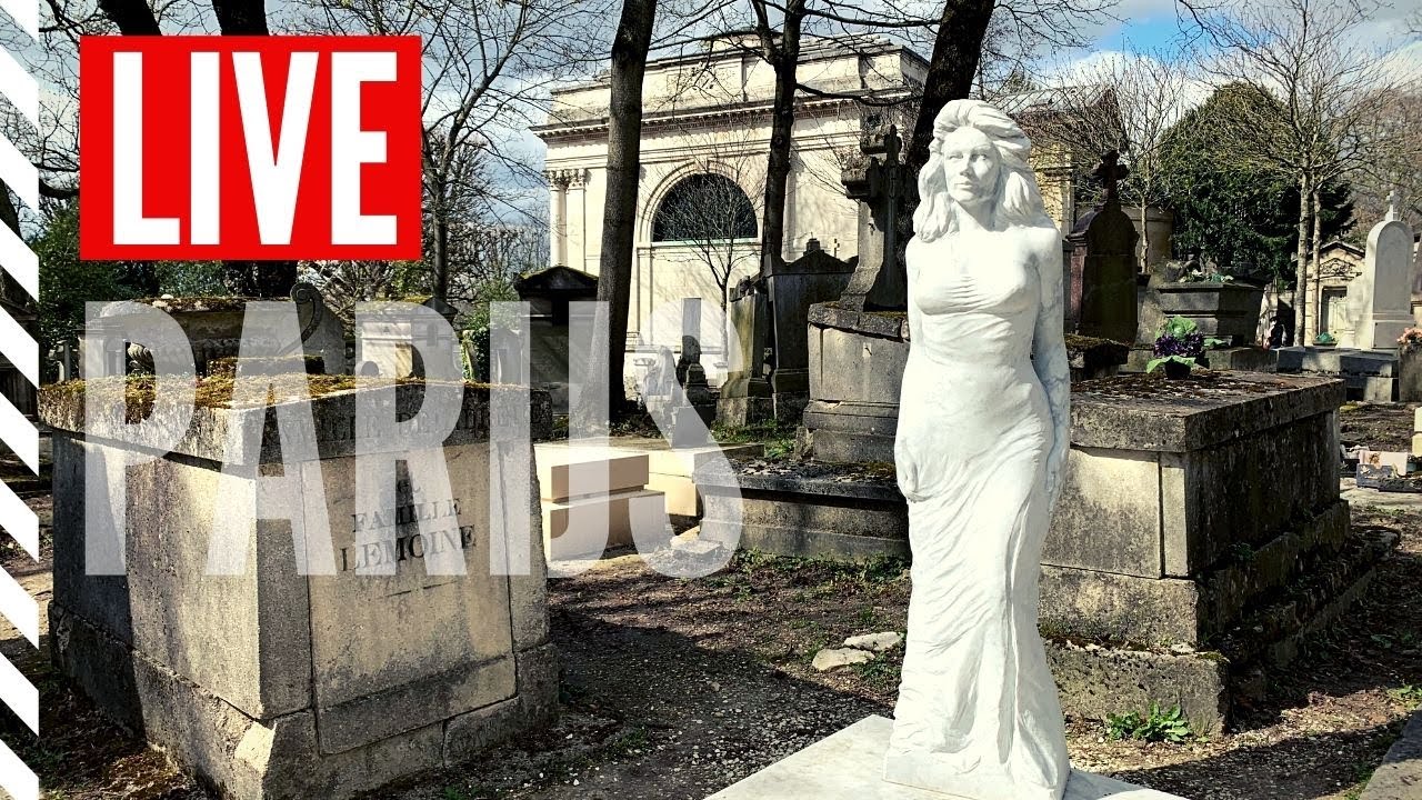 Père Lachaise begraafplaats in Parijs, LIVE met ChantalTV