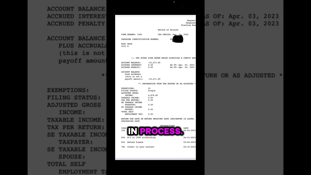 How to View & Check Transcripts on IRS.GOV PT. 1 