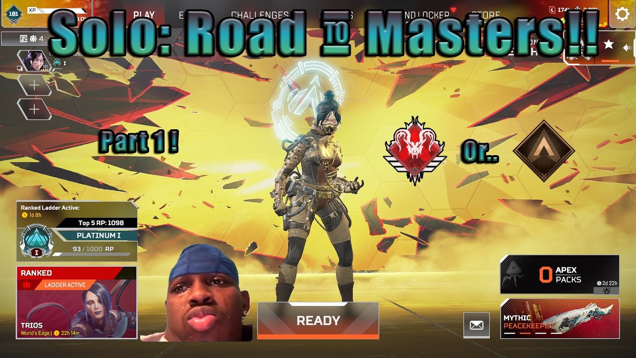 A SOLO'S Journey: Road To MASTERS Part 1 | Apex Legends Season 28 Ranked