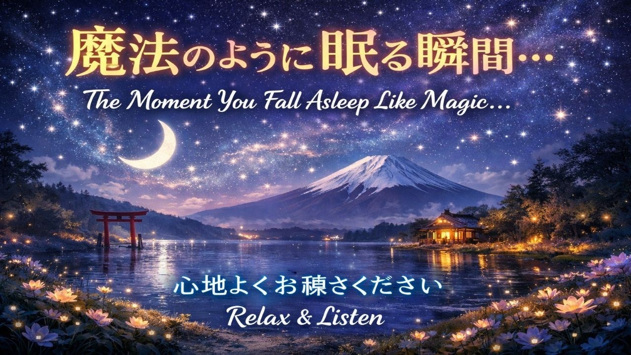 | DeepCalm Studio | 魔法のように眠れる夜 ✨ 心を落ち着かせるヒーリング音楽 |✨ Soothing Healing Music for a Peaceful Night |