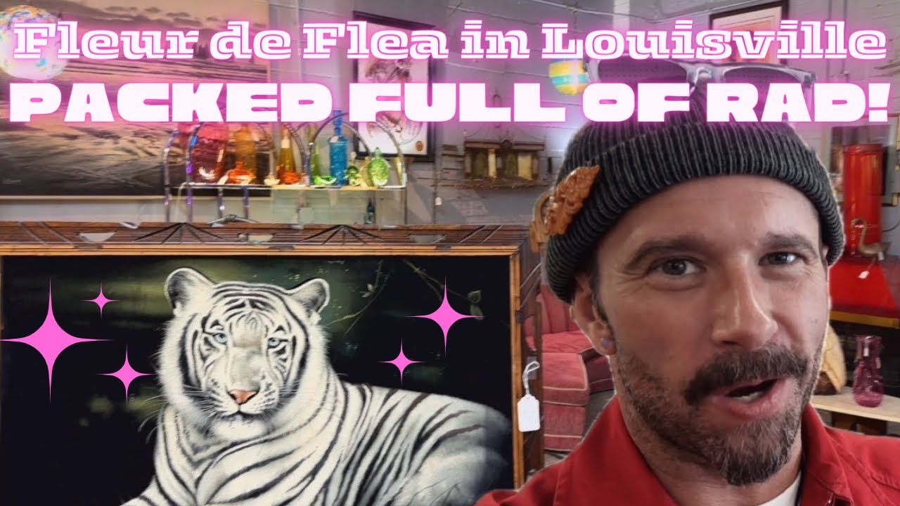 Fleur de Flea в Луисвилле — просто СУПЕР! Здесь полно предметов мебели и декора в стиле MCM, бохо...