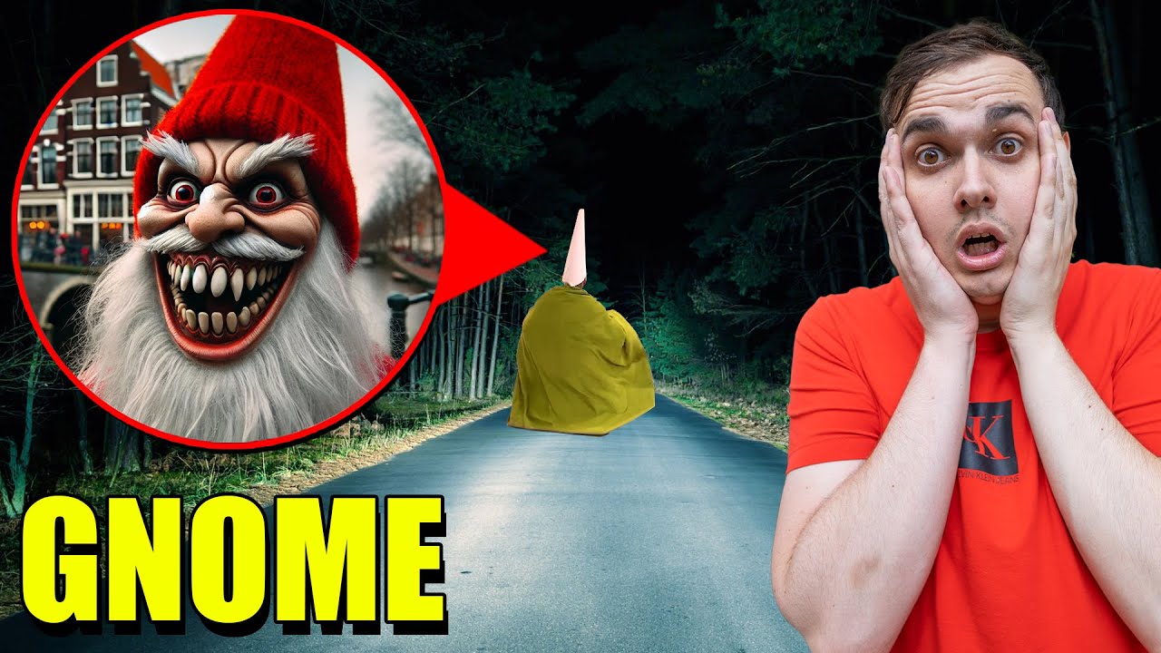 GA NOOIT OPZOEK NAAR DE CREEPY GNOME IN HET BOS.. *HIJ WORD BOOS*
