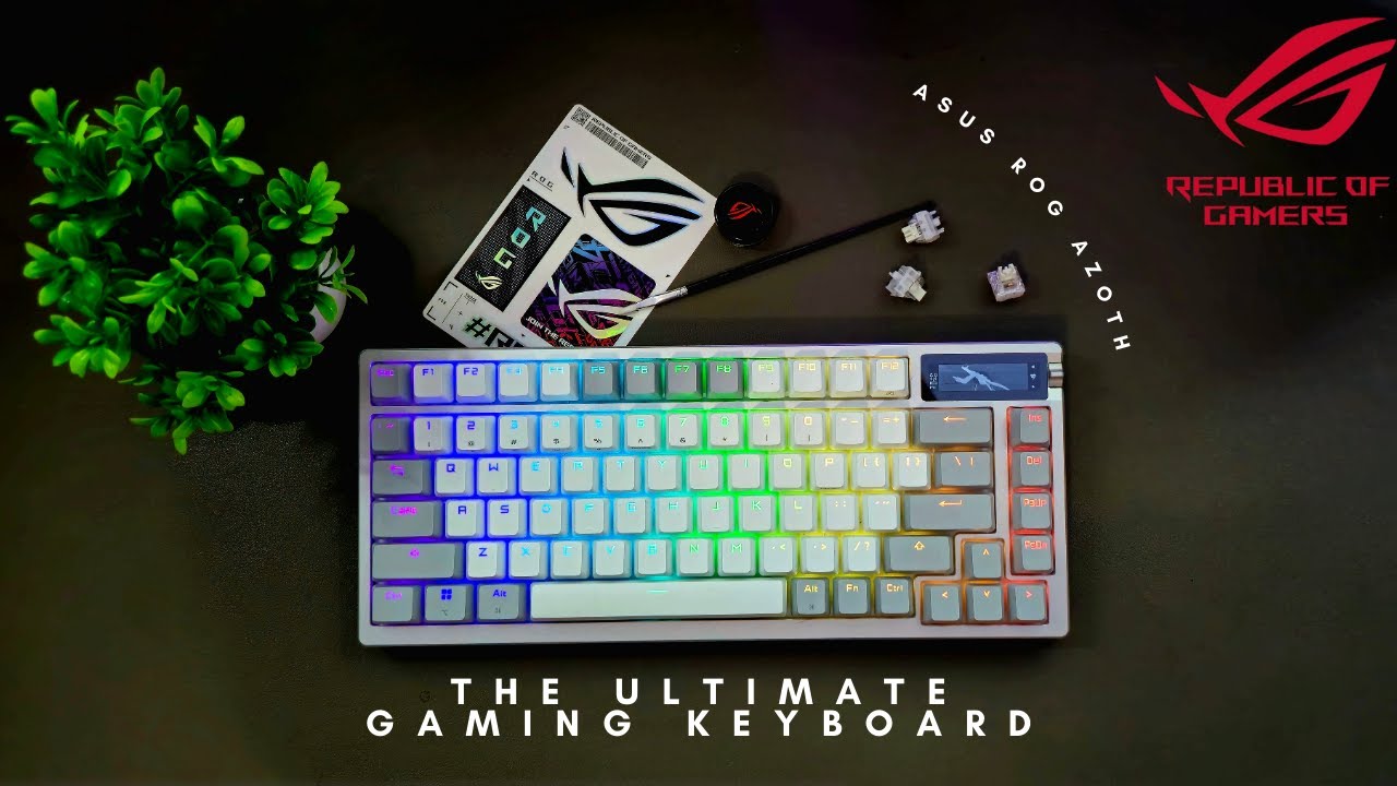 Asus Rog Azoth – White Edition with NW Snow Switches! The Ultimate Gaming Keyboard?