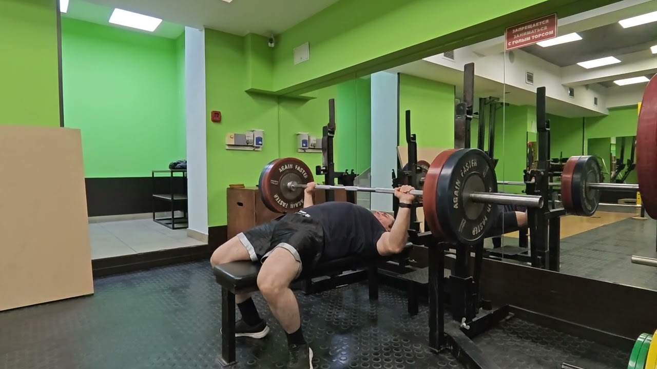 [Жим лежа] Bench Press - 110kg x 5 (March 14, 2026)
