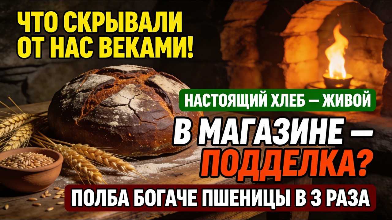 Настоящий ХЛЕБ, который ели наши предки: почему мы его потеряли и как вернуть!