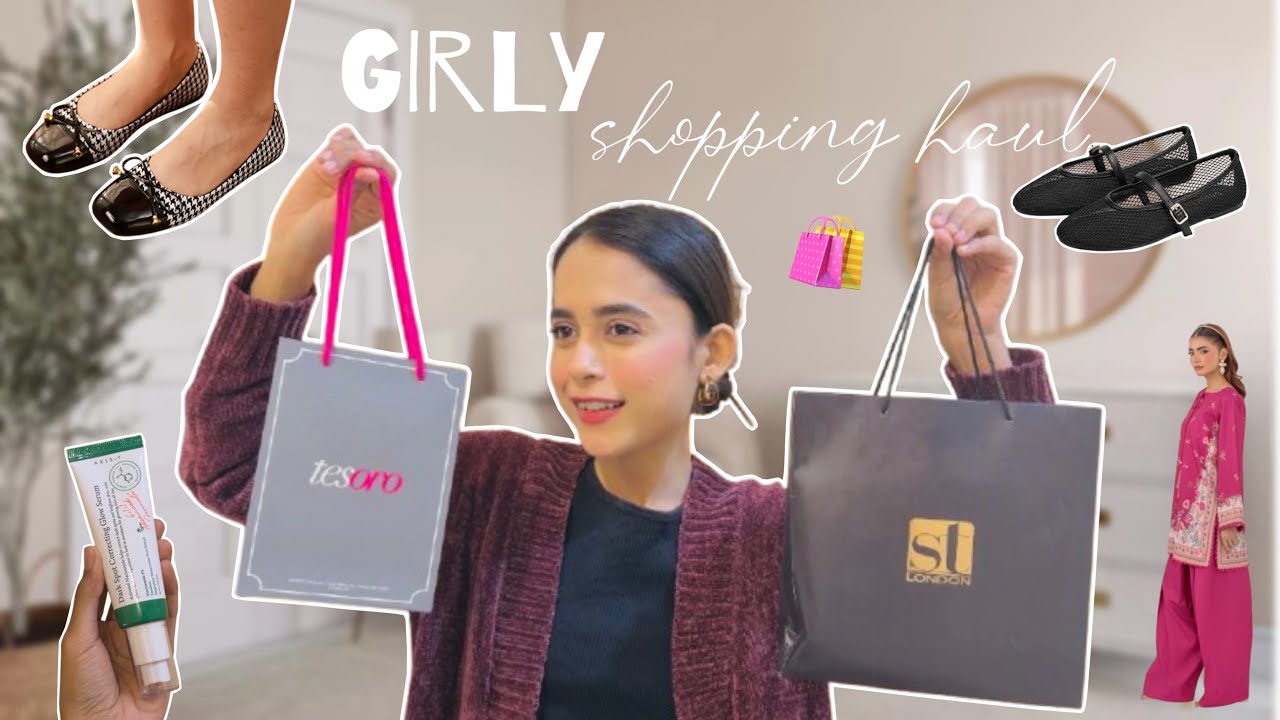 GIRLY SHOPPING HAUL 🛍️ makeup, skincare, jewellery & clothes!! 