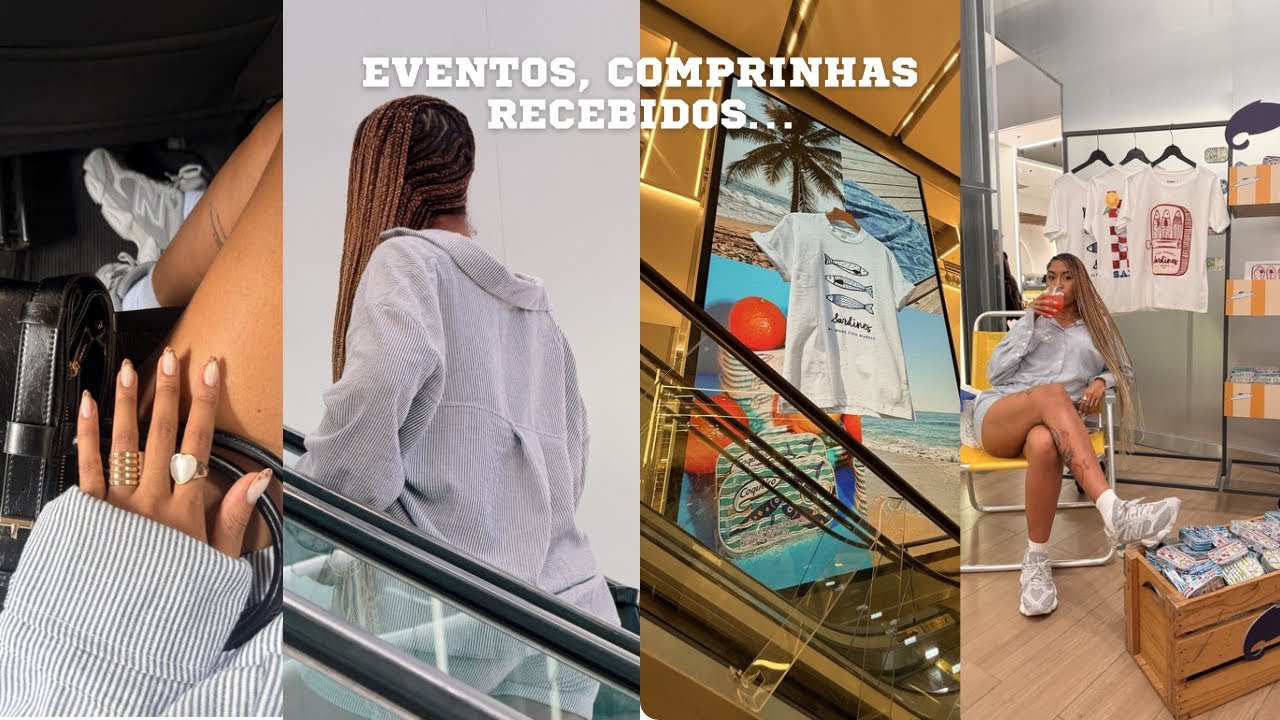 VLOG: EVENTOS, COMPRINHAS E RECEBIDOS!!! (+ bate-papo de garoutasss) 